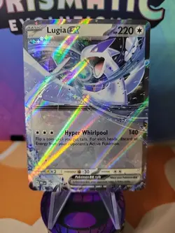 Pokemon TCG Lugia EX Double Rare Holo Card 082/131 Prismatic Evolutions NM - Image 1