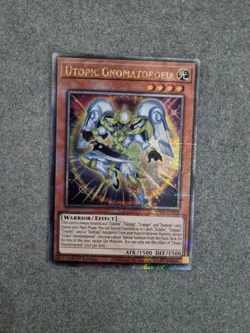 RA04-EN028 Utopic Onomatopoeia - Quarter Century Secret Rare Card 1st Ed - Image 1
