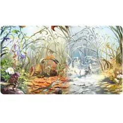 Bloomburrow magic standard card Playmat Magic Season Lands: Plains - Image 1