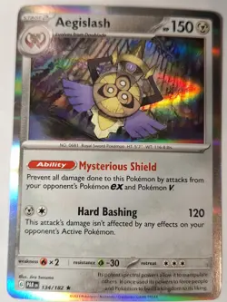 Aegislash 134/182 - Paradox Rift Pokemon Holo Foil Nice! - Image 1