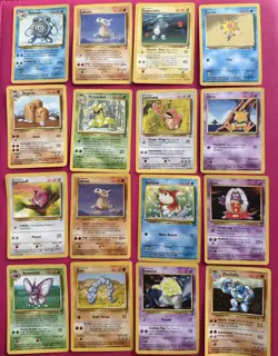 Vintage Lot 32 Pokemon Card Collection Base Set 2 M, LP, MP Read Description - Image 1