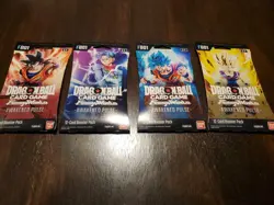Dragon Ball Fusion World Card Game Awakened Pulse FB01 Booster Lot Of 4 ENG - Image 1