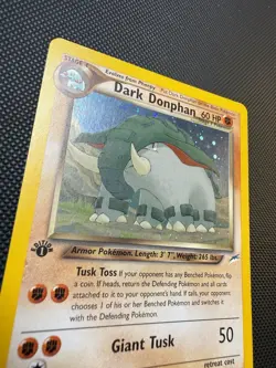 Dark Donphan 3/105 Neo Destiny 1st Edition Pokemon Card Holo NM- - Image 3