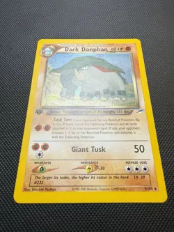 Dark Donphan 3/105 Neo Destiny 1st Edition Pokemon Card Holo NM- - Image 4