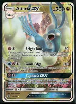 Altaria GX 41/70 - Pokemon TCG Ultra Rare Dragon Majesty 2018 NM - Image 1