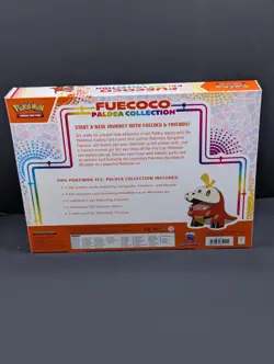 Pokemon TCG: Fuecoco Paldea Collection Box W/Promo & Pin ~ Factory Sealed - Image 3