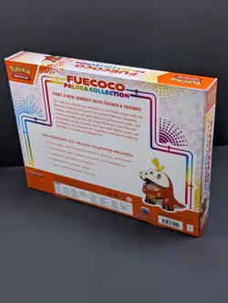 Pokemon TCG: Fuecoco Paldea Collection Box W/Promo & Pin ~ Factory Sealed - Image 4