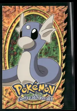 Pokemon Topps Dratini Die Cut 10 of 12 Blue Logo - Image 1