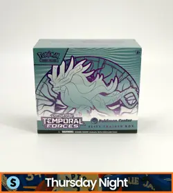 POKEMON CENTER SCARLET & VIOLET TEMPORAL FORCES SEALED ELITE TRAINER BOX ETB - Image 1