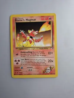Pokemon TCG Blaine's Magmar Gym Heroes 37/132 Unlimited Uncommon - Image 3