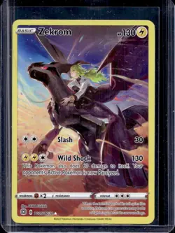 2022 Pokemon SWSH Brilliant Stars Zekrom Trainer Gallery Holo #TG05/TG30 - Image 1
