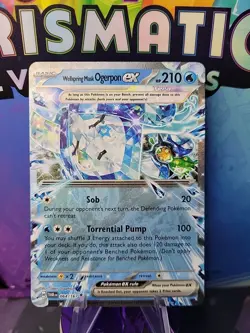 Pokemon TCG Prismatic Evolutions Wellspring Mask Ogerpon EX Double Rare 027/131 - Image 1