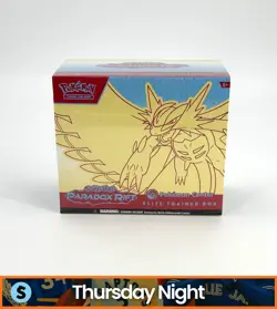 POKEMON CENTER SCARLET & VIOLET PARADOX RIFT SEALED ELITE TRAINER BOX ETB - Image 1