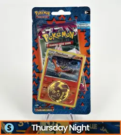 POKEMON XY PHANTOM FORCES SEALED BOOSTER PACK HANGER TALONFLAME PROMO - Image 1