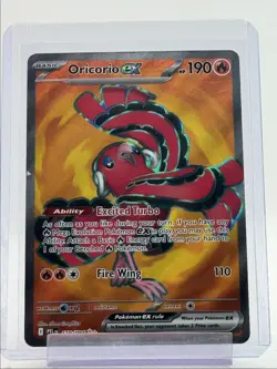 ORICORIO EX 2025 POKEMON PHANTASMAL FLAMES ULTRA RARE 110/094 Q5384 - Image 1
