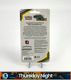 POKEMON SUN & MOON COSMIC ECLIPSE SEALED BOOSTER PACK HANGER TERRAKION PROMO - Image 2