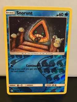 Snorunt 47/236 Reverse Holo Pokemon Cosmic Eclipse Common - Image 1