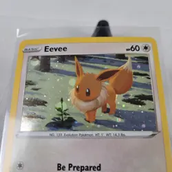 Eevee Cosmo Holo SWSH190 Black Star Promo Pokemon Fast Ship NM/M - Image 4