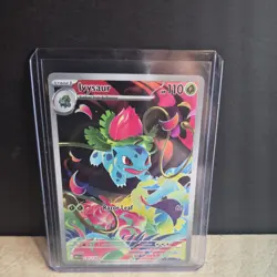 Pokemon TCG Ivysaur 134/132 Me01: Mega Evolution Full Art Holo Illustration Rare - Image 1