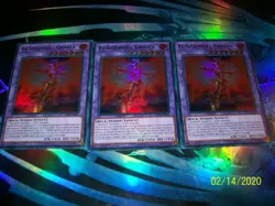 3x El Shaddoll Grysta 1st Edition Ultra Rare SDSH-EN041 Yu-Gi-Oh! - Image 1