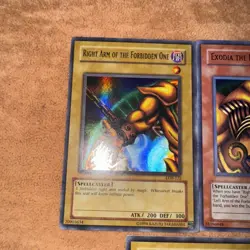 🔥 YUGIOH Exodia The Forbidden One SET (5 PIECES) ORIGINAL 2002 LOB-124 LP/NM - Image 3