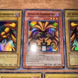 🔥 YUGIOH Exodia The Forbidden One SET (5 PIECES) ORIGINAL 2002 LOB-124 LP/NM - Image 4