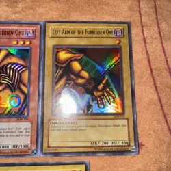 🔥 YUGIOH Exodia The Forbidden One SET (5 PIECES) ORIGINAL 2002 LOB-124 LP/NM - Image 5