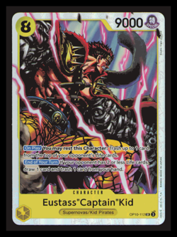 Eustass “Captain” Kid OP10-112 - One Piece Royal Blood SR NM TCG - Image 1