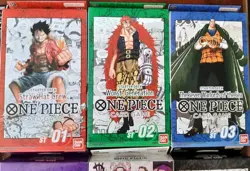 One Piece TCG 6x Starter Decks Set ST01 ST02 ST03 ST04 ST05 ST06 Mint English - Image 2