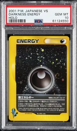 2001 POKEMON JPN VS DARKNESS ENERGY-HOLO PSA 10 - Image 1