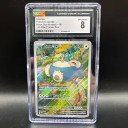 Snorlax CGC 8 151 Elite Trainer Box Black Star Promo Pokemon TCG 2023 - Image 1