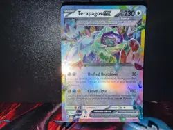 Terapagos ex 128 2024 Pokemon Stellar Crown Double Rare Card NM+ - Image 1