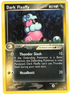Dark Flaaffy 33/109 EX Team Rocket Returns Regular Uncommon Pokemon Card - Image 1