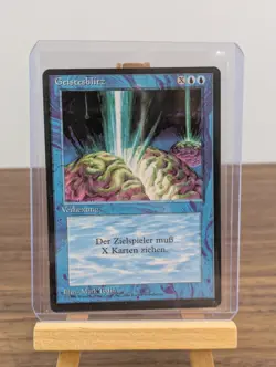 Braingeyser German FBB MTG Magic Foreign Black Border Card Geistesblitz Blue - Image 2