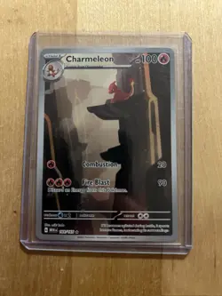 Pokemon Charmeleon 169/165 Scarlet & Violet 151 Rare Card, 100 HP, Fire Blast - Image 1