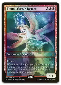 Thunderbreak Regent #162 (Foil) NM Game Day & Store Championship GAME Magic MTG - Image 1