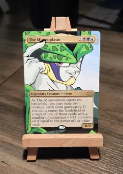 MTG Hand Painted Alter: Cell From DBZ as The Mimeoplasm - Image 1