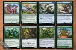 Lot 8 Green Hydra Creatures *NM* Set Magic MTG EDH Commander Deck Hydras - Image 1