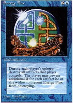 MTG Energy Flux, NM-Mint, English Alternate Fourth Edition 4th - Image 1