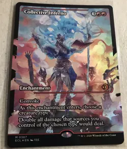 Collective Inferno ** FOIL SHOWCASE ** Lorwyn Eclipsed - NM MTG - Image 1