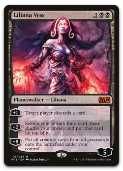 Liliana Vess #103 (NM) Magic 2015 M15 Magic MTG - Image 1