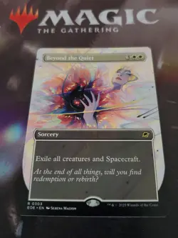 Mtg. Beyond the Quiet. Borderless. Edge of Eternities. Pack Fresh - Image 1