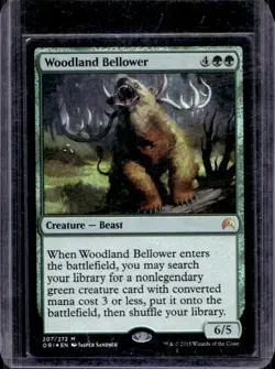 2015 Magic MTG Magic Origins Woodland Bellower #207 - Image 1