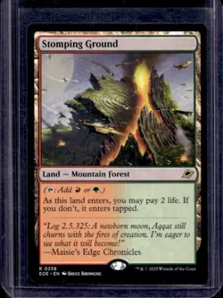 2025 Magic MTG Edge Of Eternities Stomping Ground #0258 - Image 1