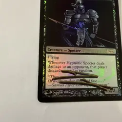 MTG: Hypnotic Specter - NM FOIL - DCI Magic Player Rewards Promo -Shadow Signed - Image 4