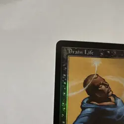 MTG: Shadow Signed - FOIL Drain Life FNM Promo - NM - Collector Piece - Image 2