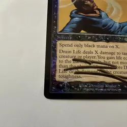 MTG: Shadow Signed - FOIL Drain Life FNM Promo - NM - Collector Piece - Image 4