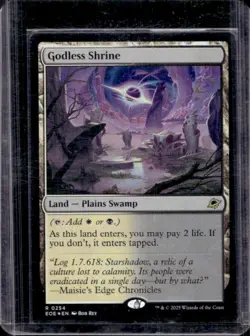 2025 Magic MTG Edge Of Eternities Godless Shrine Foil #0254 - Image 1