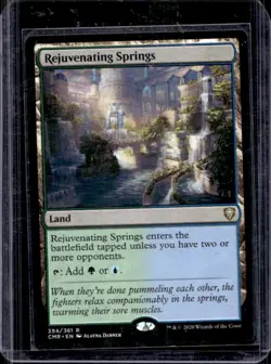 2020 Magic MTG Commander Legends Rejuvenating Springs Foil #354 - Image 1