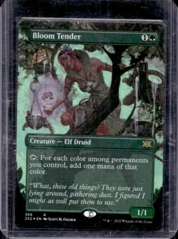 2022 Magic MTG Double Masters Bloom Tender Borderless #366 - Image 1